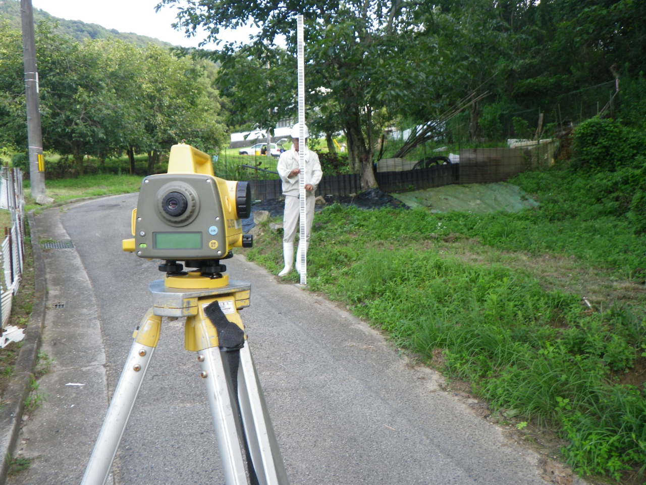 レベルを用いた測量